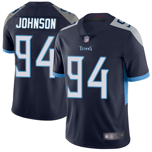 Tennessee Titans Limited Navy Blue Men Austin Johnson Home Jersey NFL Football #94 Vapor Untouchable->tennessee titans->NFL Jersey